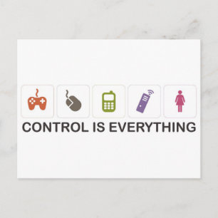 Control Is Everything Postcard