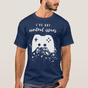 Control issues white T-Shirt
