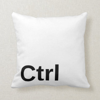 Control Key Throw Pillow
