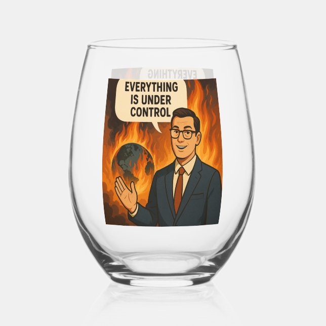 Control Stemless Wine Glass (Front)