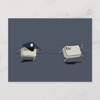 Control vs Escape Postcard
