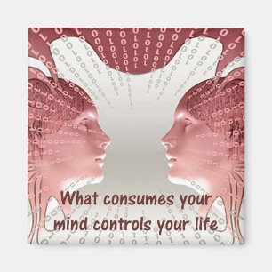 Control Your Life Quote Positive Thinking Saying Magnet