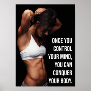 Control Your Mind, Conquer Your Body Poster