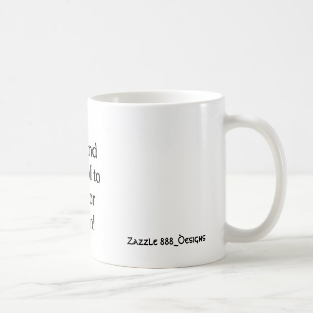 Contrôle au sol au Major Tom ! Mug (Droite)