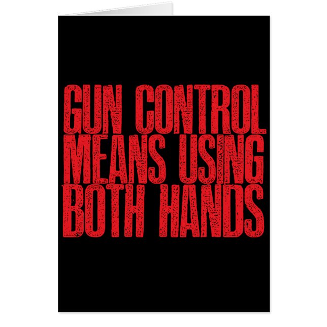 Contrôle Des Armes Signifie Utiliser Les Deux Main (Devant)