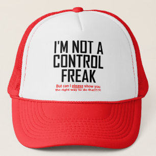 Contrôle Freak Funny Casquette Casquette de balle