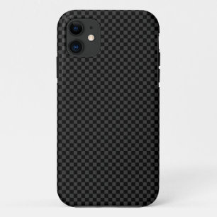 Contrôle subtil - gris foncé sur coque iphone noir