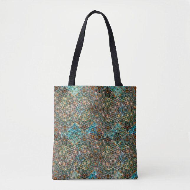Controlled Chaos – Muted Fall Tote Bag (Front)