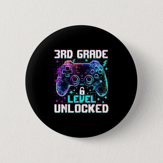 Controller 3rd Grade Level Unlocked First Day Of S 2 Inch Round Button (Front)