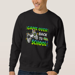 Controller Game Over Back To School Gaming  Boys K Sweatshirt