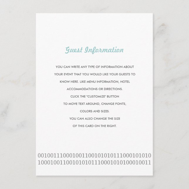 Controller Love Wedding Insert (Front)