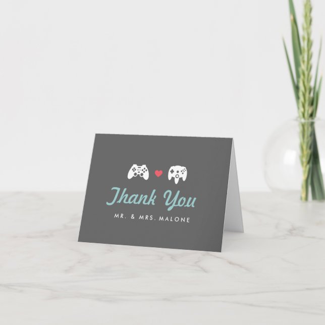 Controller Lover Thank You Card (Front)