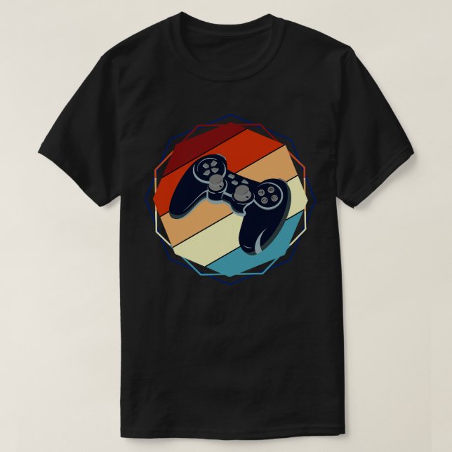 Controller Vintage Gaming T-Shirt (Design Front)