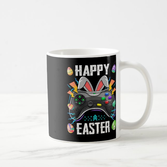 Controller With Bunny Ears Funny Easter Video Game Coffee Mug (Right)