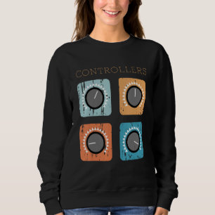 Controllers Modular Synth Vintage Analogue Synthes Sweatshirt