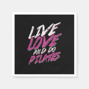 Contrology Fitness Balancing Meditate Relaxation M Napkin