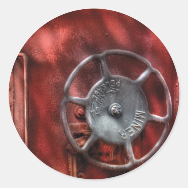 Controls - The Wheel Classic Round Sticker (Front)