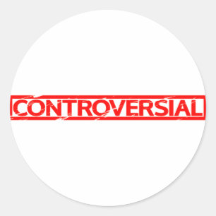 Controversial Stamp Classic Round Sticker