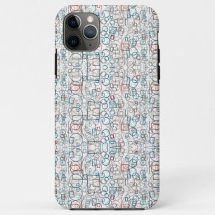 Conundrum - circles, rectangles and squares iPhone 11 pro max case