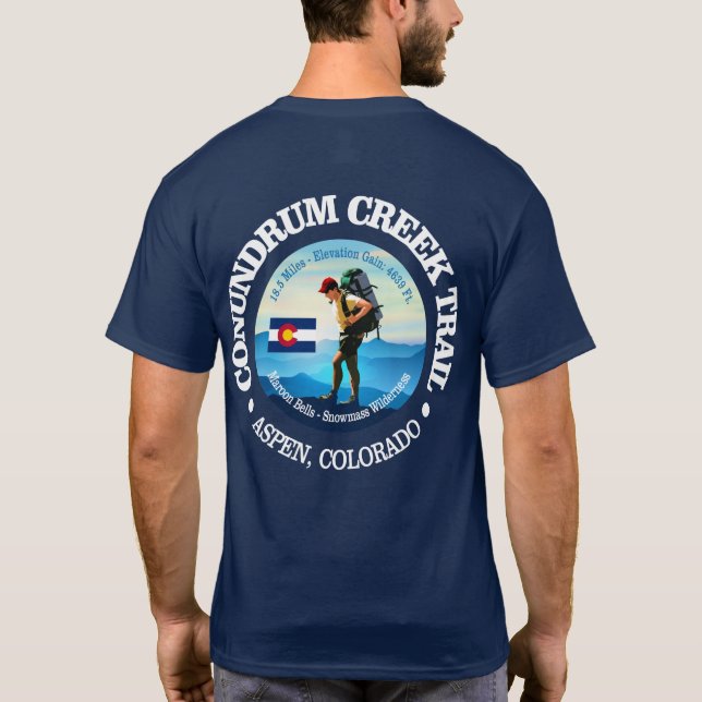 Conundrum Creek Trail (C) T-Shirt (Back)