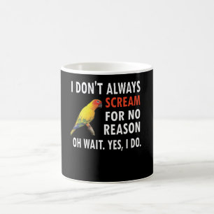 Conure Owner Conure Lover Parrot Bird Sun Conure Coffee Mug