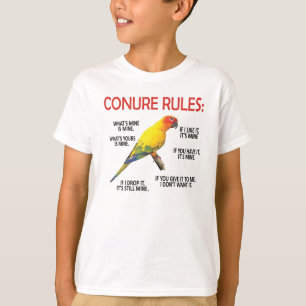 Conure Owner Conure Lover Parrot Bird Sun Conure T-Shirt