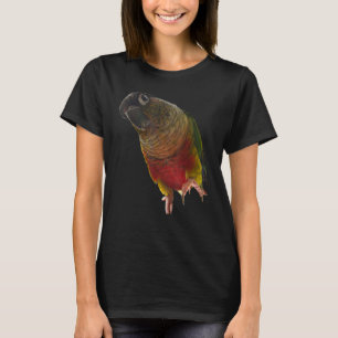 Conure Parrot Bird design  Green cheek  Love for b T-Shirt