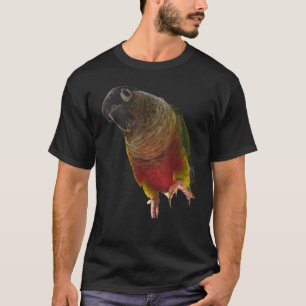 Conure Parrot Bird design Green cheek Love for b T-Shirt