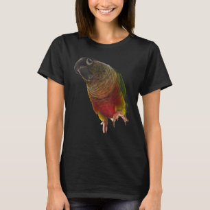 Conure Parrot Bird design  Green cheek  Love for b T-Shirt