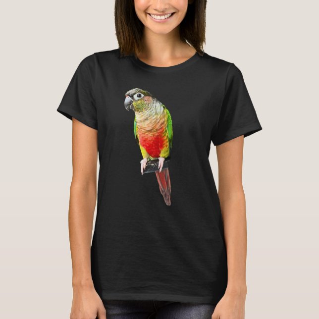 Conure Parrot Bird Green cheek Love for birds T-Shirt (Front)