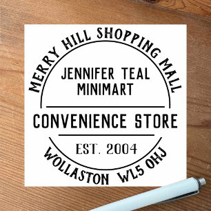 Convenience Store Rubber Stamp