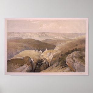 Convent of St. Saba. April 1839 Poster