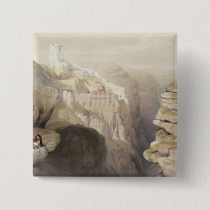 Convent of St. Saba, April 4th 1839, plate 51 from 2 Inch Square Button