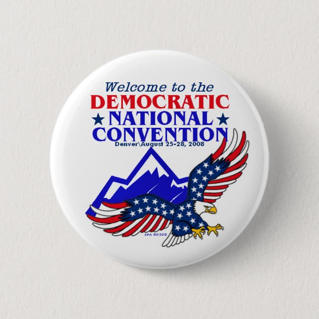 Convention DNC Obama Button (Front)