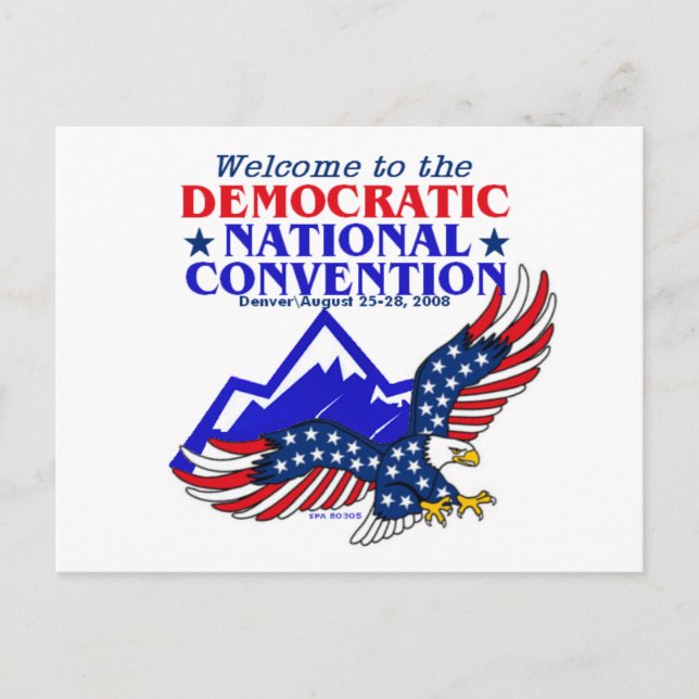 Convention DNC Obama Postcard (Front)
