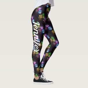 Convention Gaming Dice Comfortable Custom Name Leggings