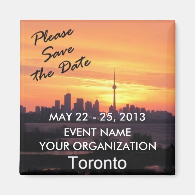 Convention in Toronto Generic Magnet (Front)