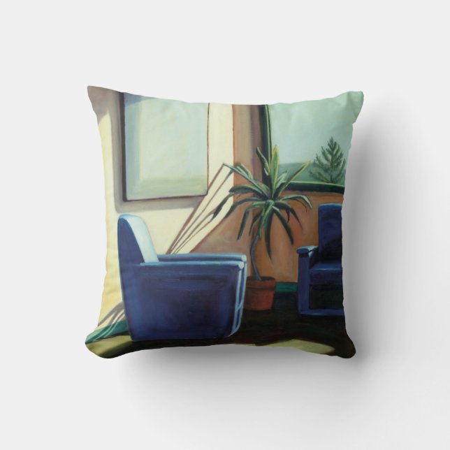 Conversation 2002 throw pillow (Front)