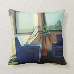 Conversation 2002 throw pillow