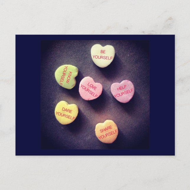 Conversation avec votre carte postale (Devant)