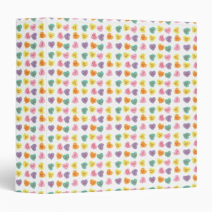 Conversation Coeurs de bonbons Classeur à 3 anneau