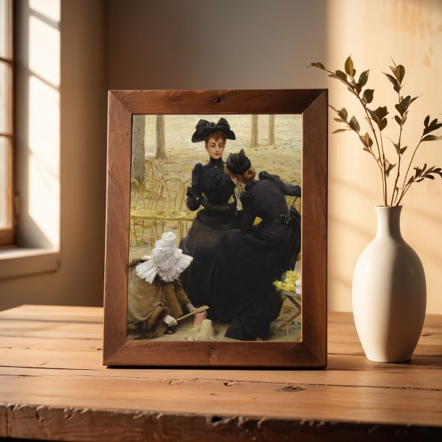 Conversation in the Jardin du Luxembourg  Poster (Creator Uploaded)