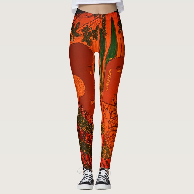 Conversation  leggings (Front)