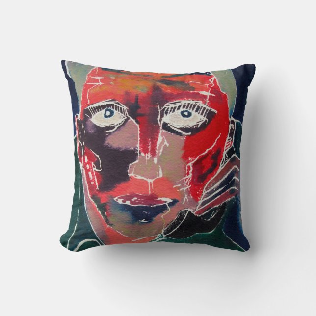 Conversation Throw Pillow (Front)