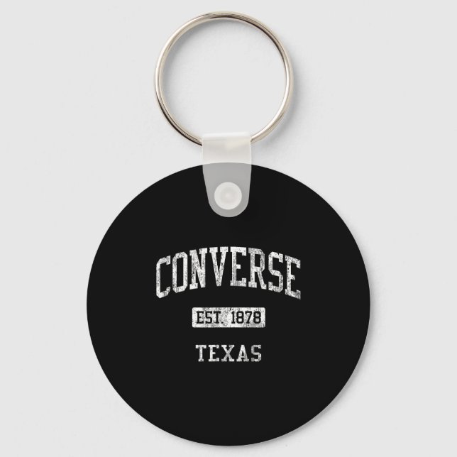 Converse Tx J04 Vintage Athletic Srts Design  Keychain (Front)