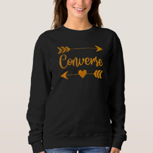 Converse Tx Texas City Home Roots Usa Women Sweatshirt