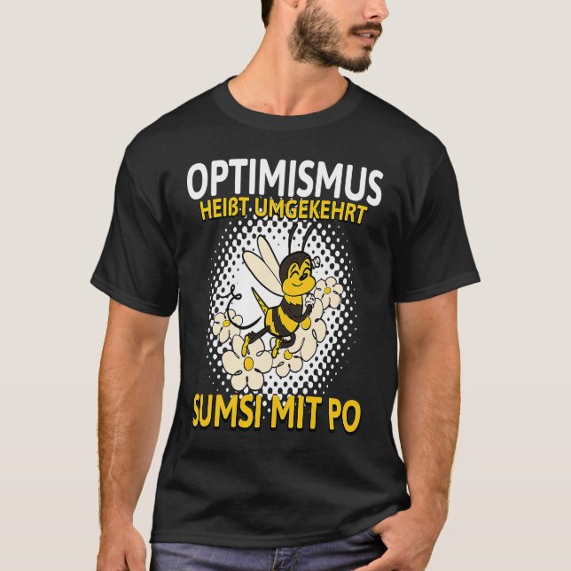 Conversely, backprint optimism means Sumsi with Po T-Shirt (Front)