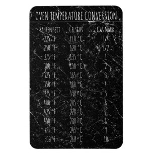 Conversion Chart Temperature Celsius Fahrenheit Ma Magnet