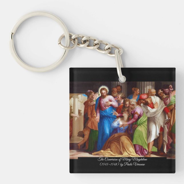 Conversion of Mary Magdalene Keychain (Front)