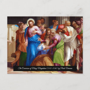 Conversion of Mary Magdalene Postcard